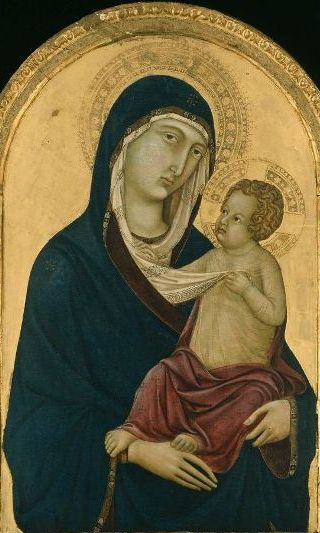Madonna and Child, ca. 1325 (Ugolino di Nerio)   Museum of Fine Arts, Boston, MA 16.65